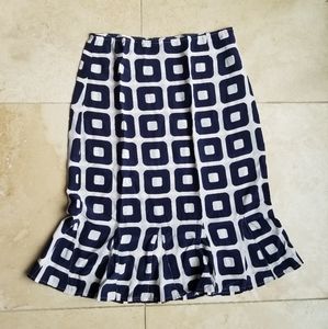 Tibi Geometric pattern skirt
